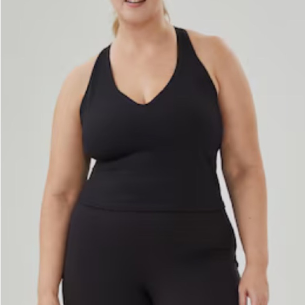 Joe Fresh Black Racerback Tank Top XL